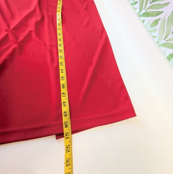 Scarlett Column Dress Red 10 Sleeveless - Picture 8 of 9